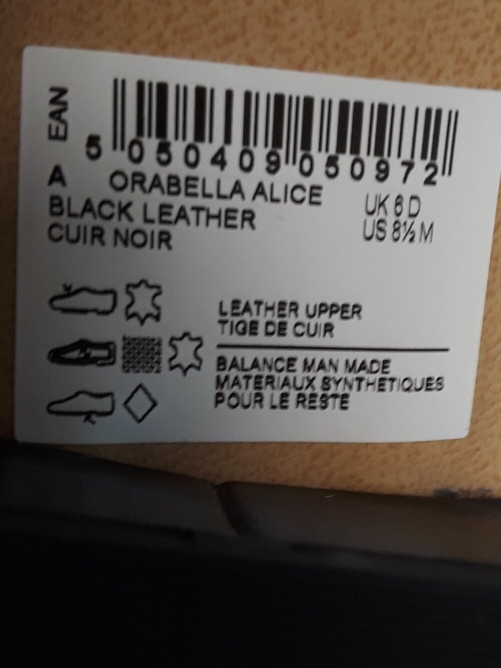 Clarks Orabella Alice Black Leather Pump NWOB Cushion Plus 8.5M Work 1.5in Heel - Picture 5 of 8